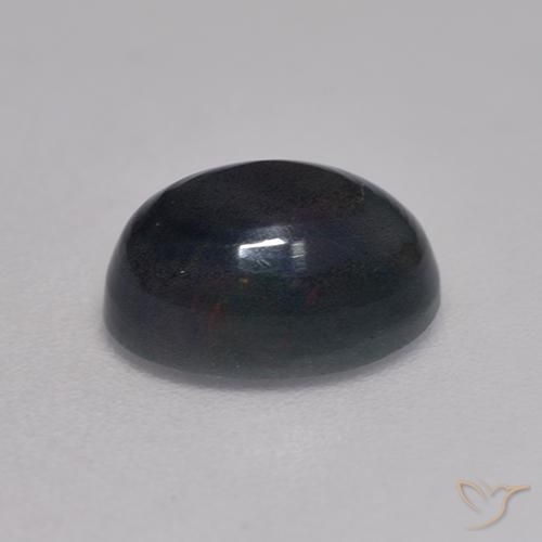 9,17 ctw natürlicher Mehrfarbig Schwarzer Opal, Oval, Lichtundurchlässig