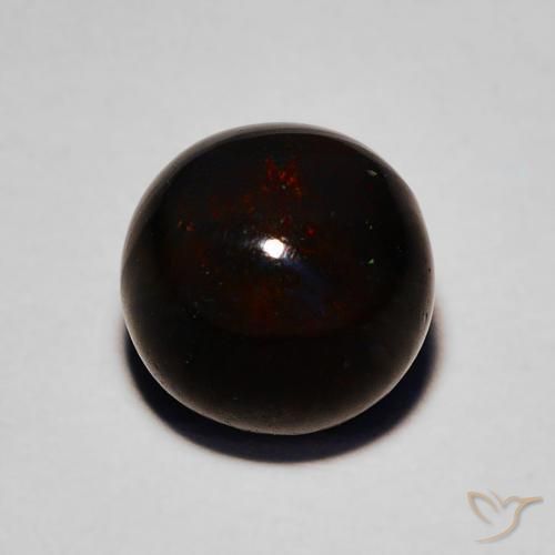 9,17 ctw natürlicher Mehrfarbig Schwarzer Opal, Kugel / Ball, Lichtundurchlässig