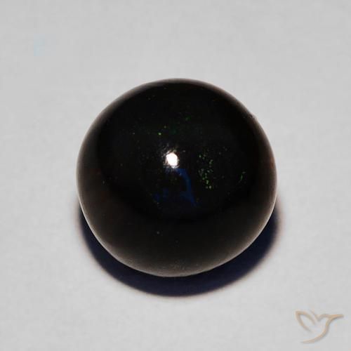 9,17 ctw natürlicher Mehrfarbig Schwarzer Opal, Kugel / Ball, Lichtundurchlässig