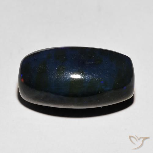 9,17 ctw natürlicher Mehrfarbig Schwarzer Opal, Kissen, Lichtundurchlässig