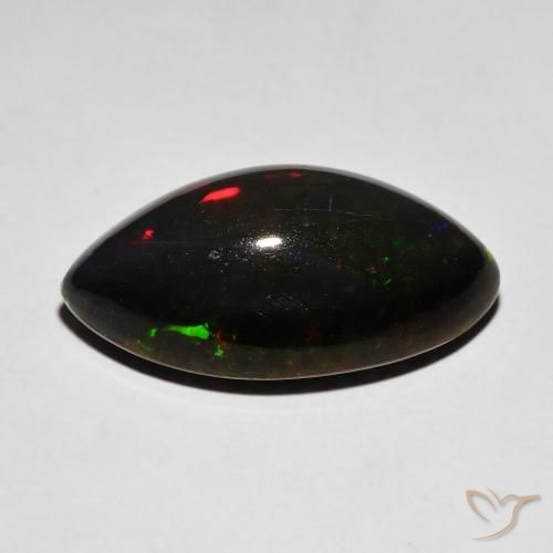 9,17 ctw natürlicher Mehrfarbig Schwarzer Opal, Marquise, Lichtundurchlässig