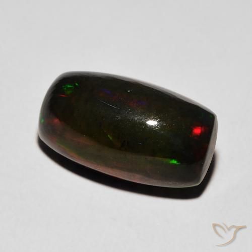9,17 ctw natürlicher Mehrfarbig Schwarzer Opal, Kissen, Lichtundurchlässig