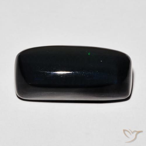 4.00ct Natürlicher Mehrfarbig Schwarzer Opal, Kissen, Lichtundurchlässig