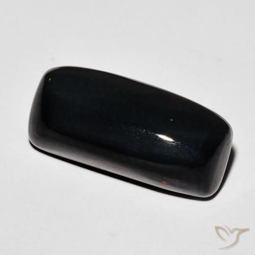 9,17 ctw natürlicher Mehrfarbig Schwarzer Opal, Kissen, Lichtundurchlässig