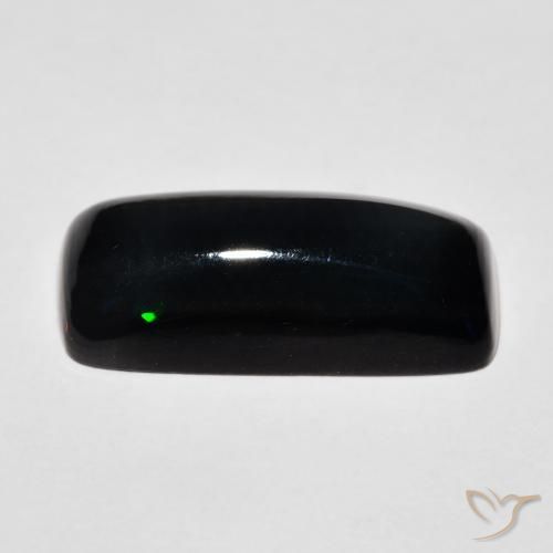 9,17 ctw natürlicher Mehrfarbig Schwarzer Opal, Kissen, Lichtundurchlässig