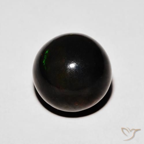 9,17 ctw natürlicher Mehrfarbig Schwarzer Opal, Kugel / Ball, Lichtundurchlässig