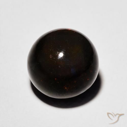 9,17 ctw natürlicher Mehrfarbig Schwarzer Opal, Kugel / Ball, Lichtundurchlässig