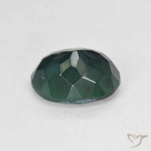 9,17 ctw natürlicher Mehrfarbig Schwarzer Opal, Oval, Lichtdurchlässig