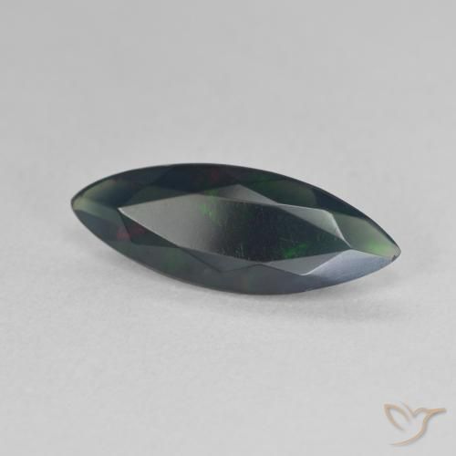 9,17 ctw natürlicher Mehrfarbig Schwarzer Opal, Marquise, Lichtdurchlässig