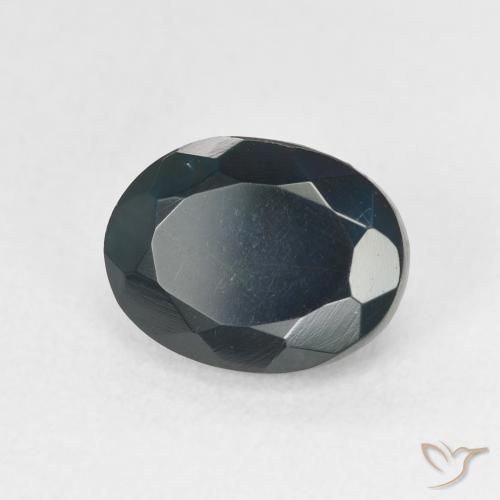 9,17 ctw natürlicher Mehrfarbig Schwarzer Opal, Oval, Lichtdurchlässig