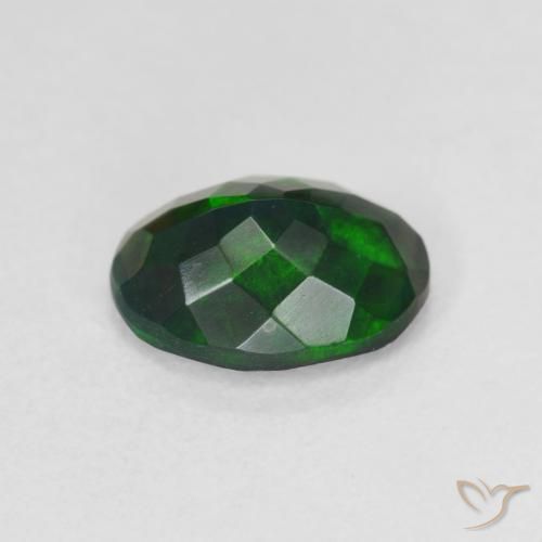 9,17 ctw natürlicher Mehrfarbig Schwarzer Opal, Oval, Lichtdurchlässig