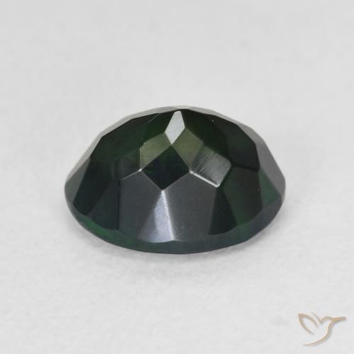 9,17 ctw natürlicher Mehrfarbig Schwarzer Opal, Oval, Lichtdurchlässig