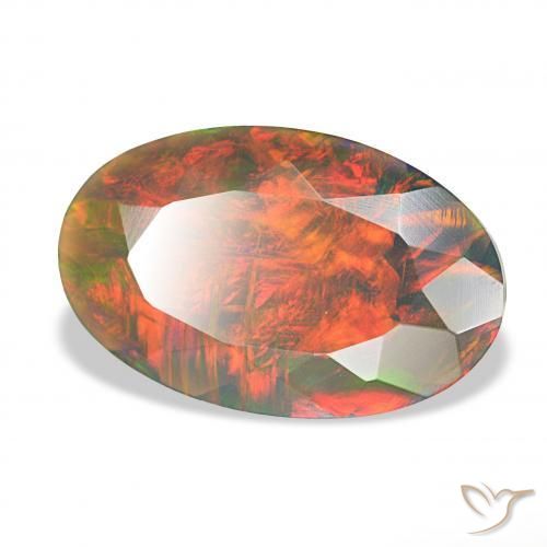 9,17 ctw natürlicher Mehrfarbig Schwarzer Opal, Oval, Lichtundurchlässig