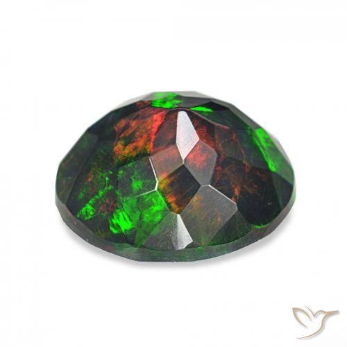 9,17 ctw natürlicher Mehrfarbig Schwarzer Opal, Oval, Lichtundurchlässig