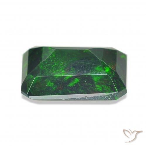 9,17 ctw natürlicher Mehrfarbig Schwarzer Opal, Oktagonschliff, Lichtundurchlässig