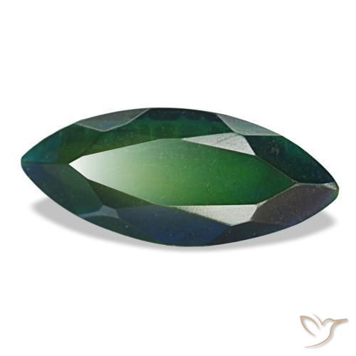 1,77 ctw natürlicher mehrfarbiger Schwarzer Opal, Marquise, Lichtdurchlässig