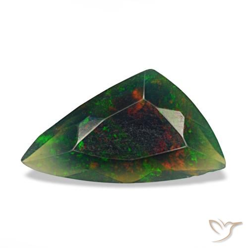 1.16ct Mehrfarbiger Schwarzer Opal, Fantasie, Lichtdurchlässig