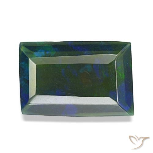 1.49ct Mehrfarbiger Schwarzer Opal, Baguette, Lichtdurchlässig