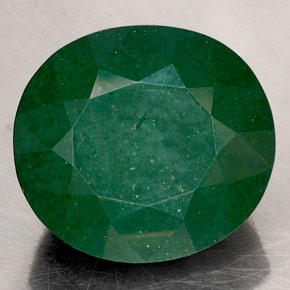 90,45 ctw natürlicher grüner Blutstein, Oval Schliff, Lichtundurchlässig