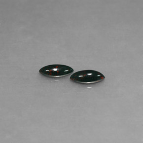  ct natürliche grüner Blutstein-Edelsteine, Marquise, Lichtundurchlässig