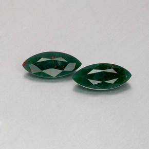 ct natürliche grüner Blutstein-Edelsteine, Marquise, Lichtundurchlässig