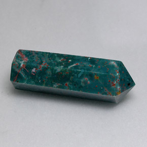 9,17 ctw natürlicher Grün gefleckt Blutstein, Fantasie, Lichtundurchlässig