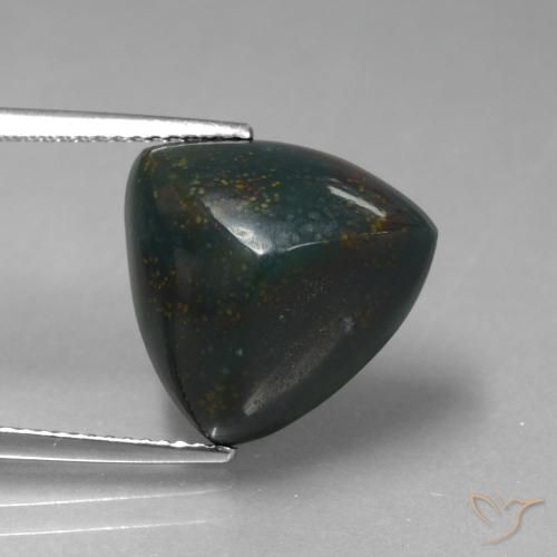 10.08ct Natürlicher Mehrfarbig Blutstein, Trillion, Lichtundurchlässig
