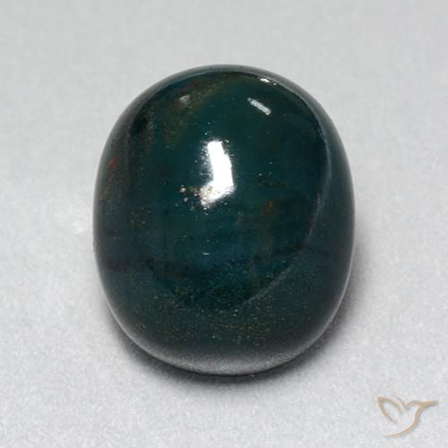 10.52ct Natürlicher Mehrfarbig Blutstein, Oval, Lichtundurchlässig