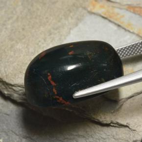 25,89 ctw natürlicher grüner Blutstein, Oval Schliff, Lichtundurchlässig