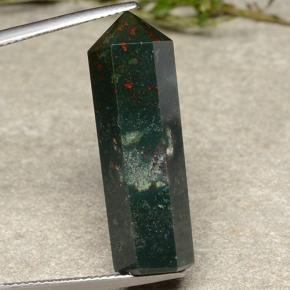 19,56 ctw natürlicher mehrfarbiger Blutstein, Fantasieschliff, Lichtundurchlässig