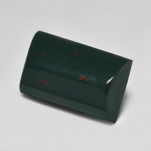 9,17 ctw natürlicher tiefgrün Blutstein, Baguette, Lichtundurchlässig