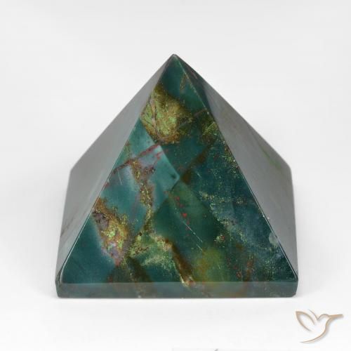 9,17 ctw natürlicher Waldgrün Blutstein, Quadrat, Lichtundurchlässig