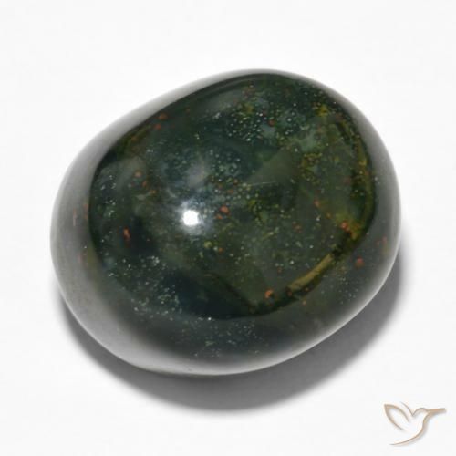 28.48ct Natürlicher Mehrfarbig Blutstein, Oval, Lichtundurchlässig