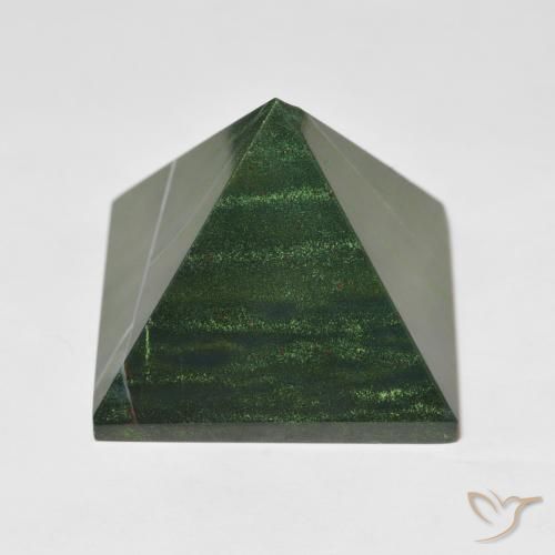 95.77ct Natürlicher Mittelgrün Blutstein, Quadrat, Lichtundurchlässig