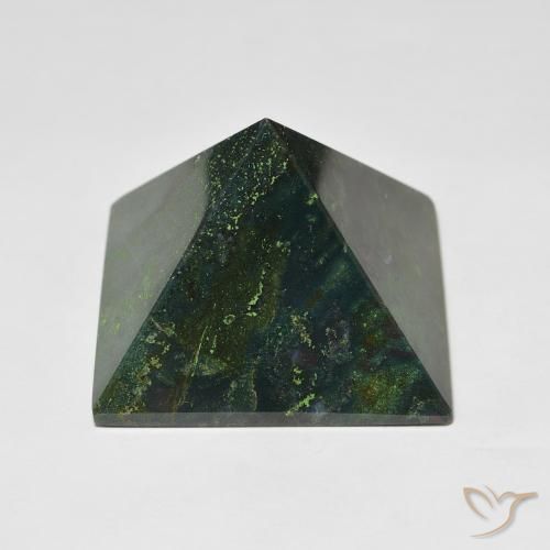 109.05ct Natürlicher tiefgrün Blutstein, Quadrat, Lichtundurchlässig