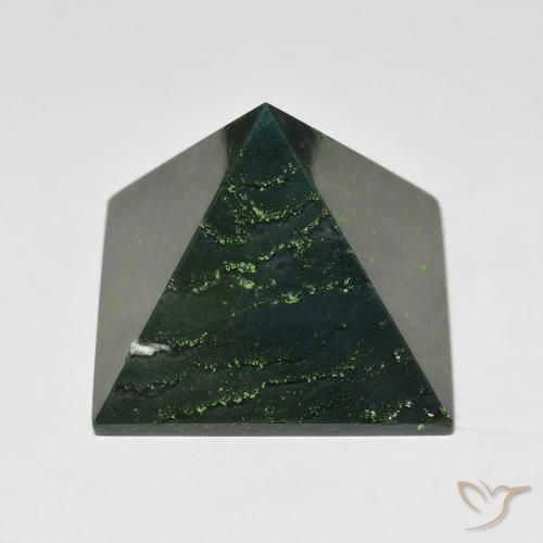 113.40ct Natürlicher dunkelgrün Blutstein, Quadrat, Lichtundurchlässig