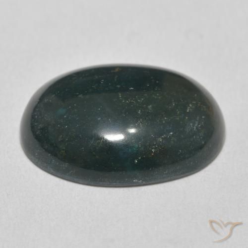 9,17 ctw natürlicher Vielfarbig-grün Blutstein, Oval, Lichtundurchlässig