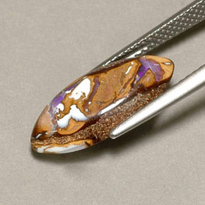 9,17 ctw natürlicher Mehrfarbig Boulderopal, Marquise, Lichtundurchlässig