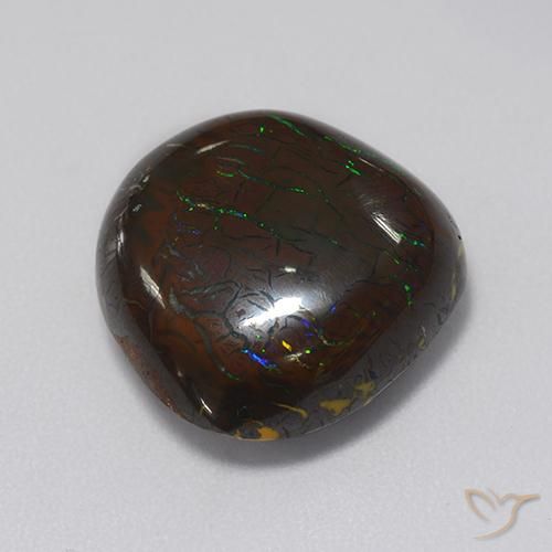 9,17 ctw natürlicher Mehrfarbig Boulderopal, Fantasie, Lichtundurchlässig