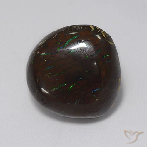 9,17 ctw natürlicher Mehrfarbig Boulderopal, Fantasie, Lichtundurchlässig