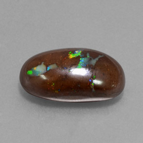 9,17 ctw natürlicher Mehrfarbig Boulderopal, Oval Schliff, Lichtundurchlässig