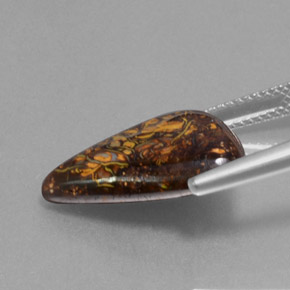 9,17 ctw natürlicher Mehrfarbig Boulderopal, Ausgefallene Form, Lichtundurchlässig