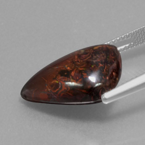 9,17 ctw natürlicher Mehrfarbig Boulderopal, Ausgefallene Form, Lichtundurchlässig