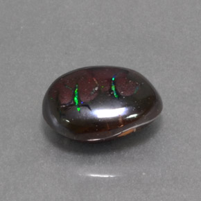9,17 ctw natürlicher Mehrfarbig Boulderopal, Oval, Lichtundurchlässig