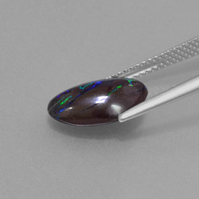 9,17 ctw natürlicher Mehrfarbig Boulderopal, Ausgefallene Form, Lichtundurchlässig