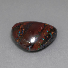 8,84 ctw natürlicher mehrfarbiger Boulder-Opal, Trillion, Lichtundurchlässig