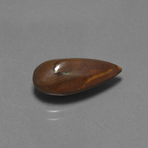 9,17 ctw natürlicher Mehrfarbig Boulderopal, Birnenform, Lichtundurchlässig