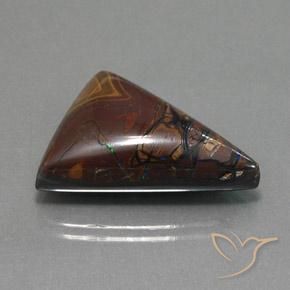 9,17 ctw natürlicher Mehrfarbig Boulderopal, Trillion, Lichtundurchlässig