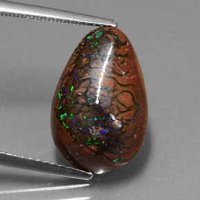 9,17 ctw natürlicher Mehrfarbig Boulderopal, Fantasie, Lichtundurchlässig