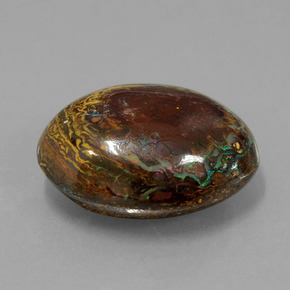 9,17 ctw natürlicher Mehrfarbig Boulderopal, Ausgefallene Form, Lichtundurchlässig